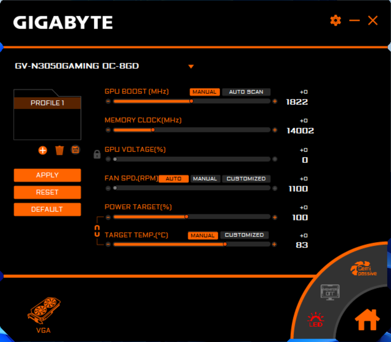 Gigabyte GeForce RTX 3050 GAMING OC 8G © Nerces