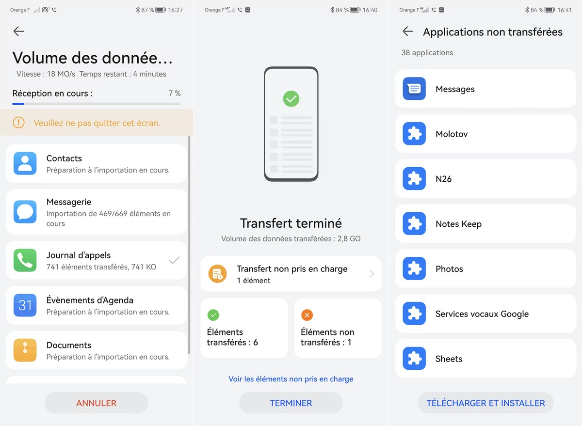 transfert applications huawei p50 pro