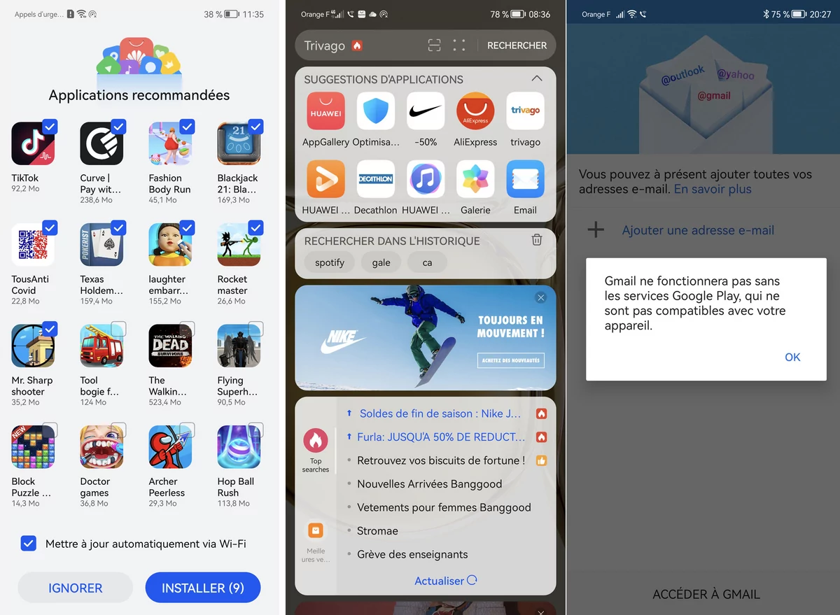 applications huawei P50 pro