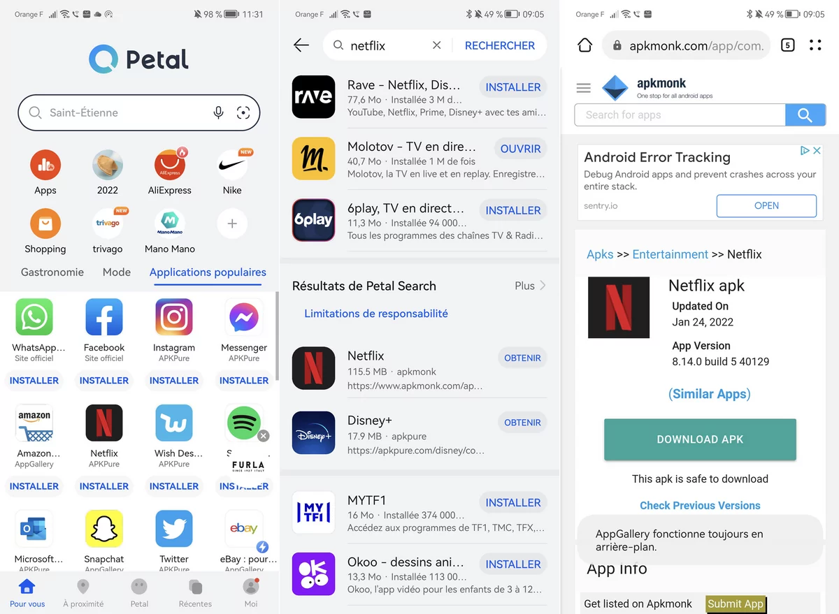 installer netflix