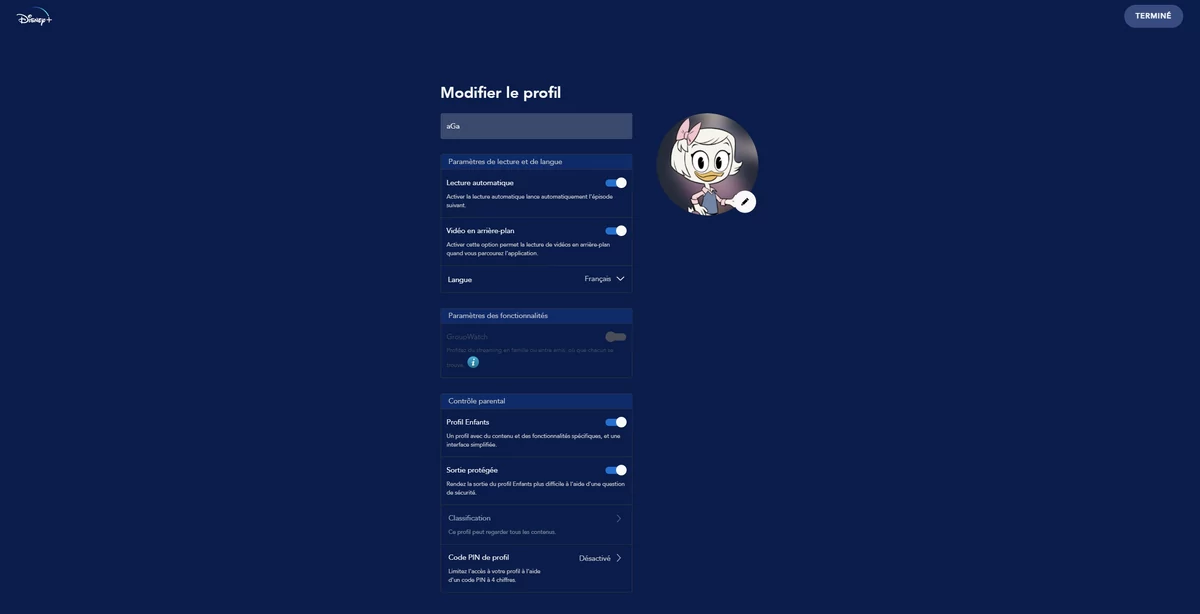 Disney+ enfant © Capture d'écran