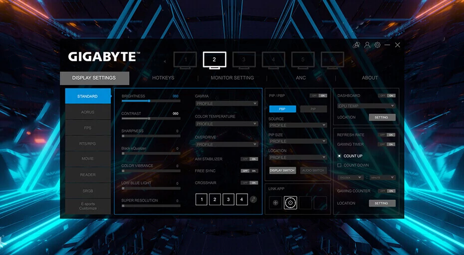 Gigabyte OSD Sidekick © Gigabyte