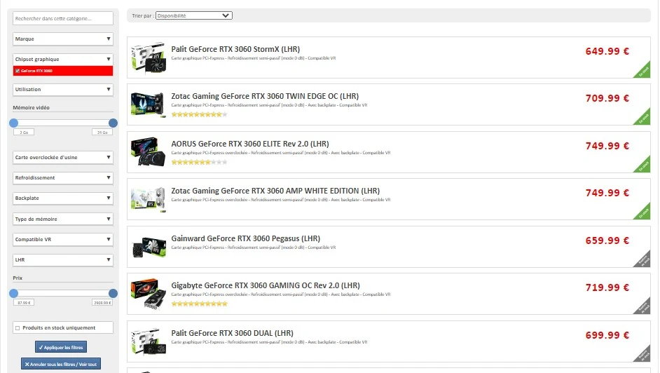 RTX3060TOPachat © TopAchat