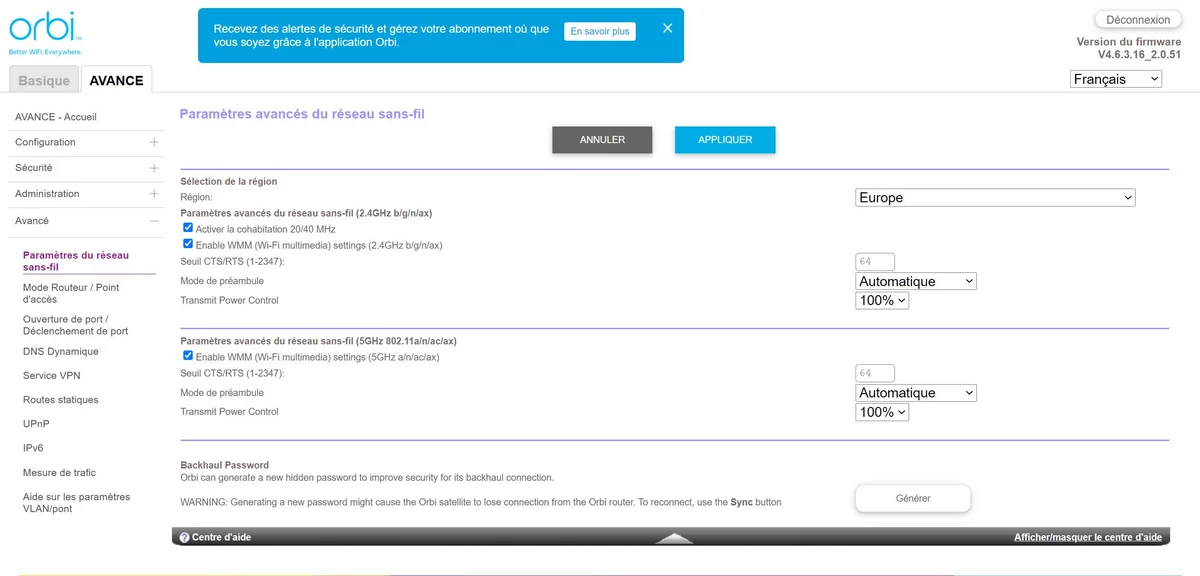 Test Netgear Orbi RBK852 © Alexandre Schmid pour Clubic