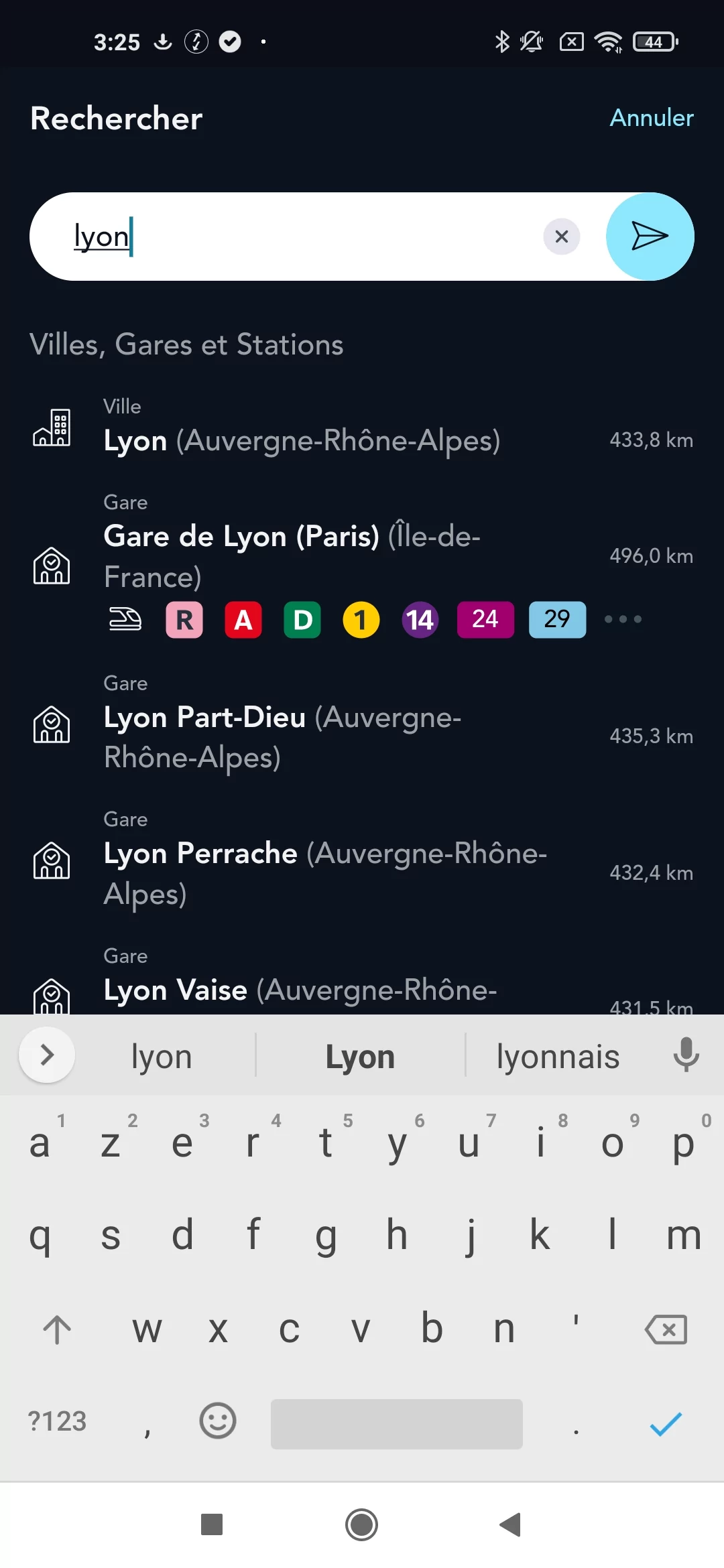 SNCF Connect screen 5