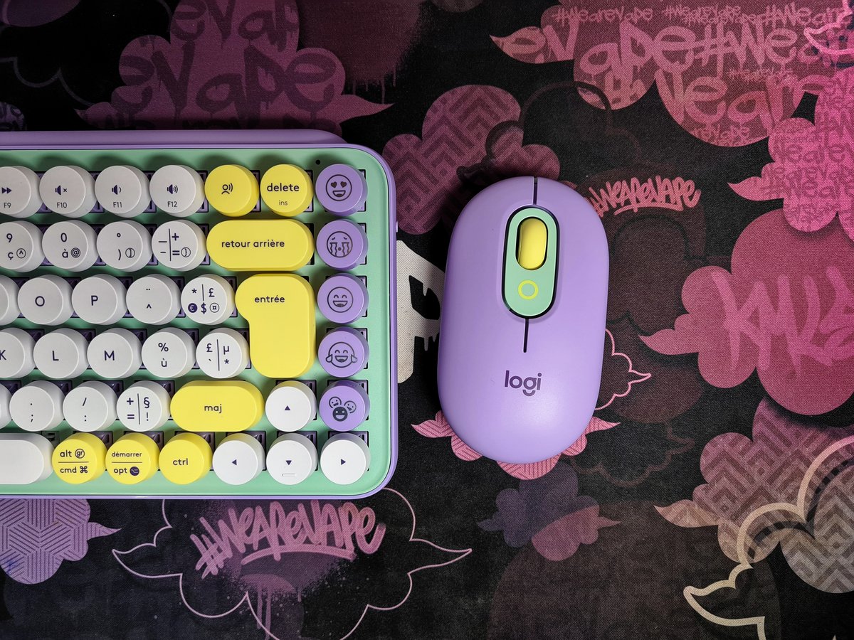 Test Logitech POP Keys et Mouse © Matthieu Legouge