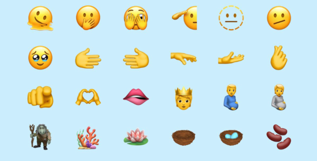 Nouveaux emojis iPhone © Emojipedia