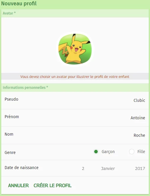 Gulli Max profil © Capture d'écran