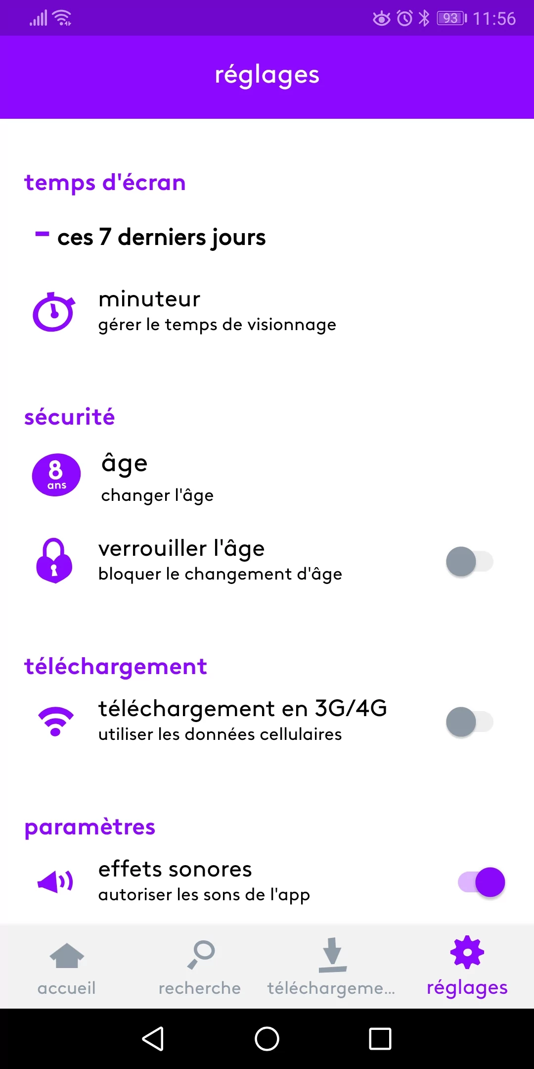 Okoo options © Capture d'écran