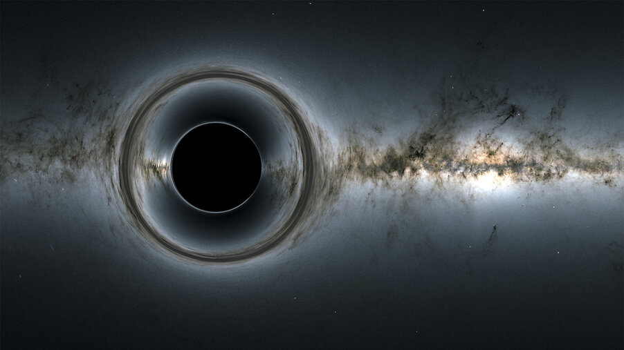 Trou noir composite © NASA Goddard/ESA/Gaia