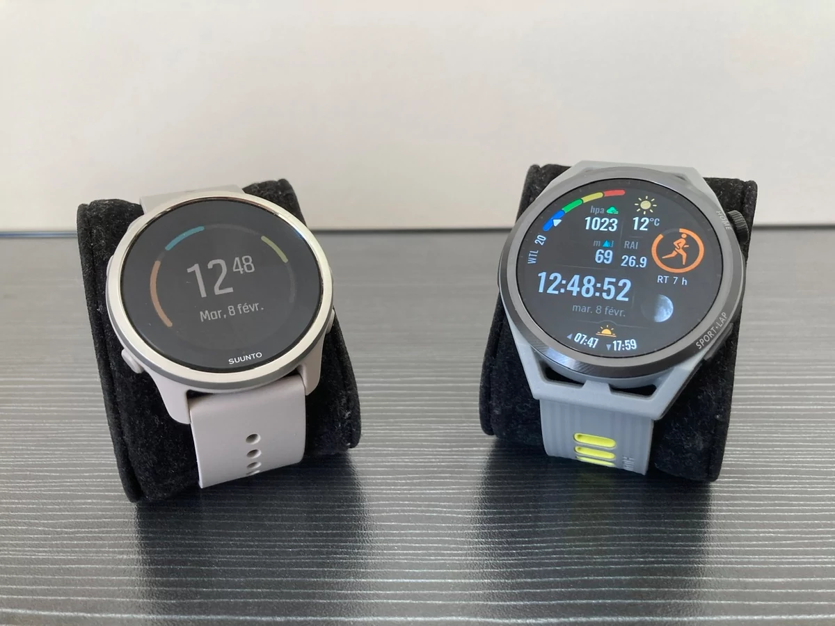 Huawei GT Runner - Comparaison Suunto © Johan Gautreau