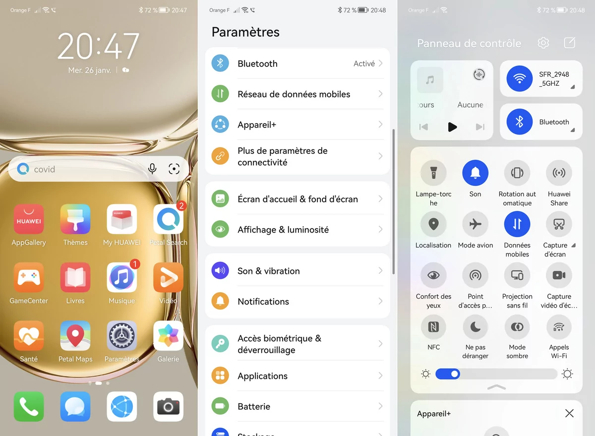interface emui 12 Huawei
