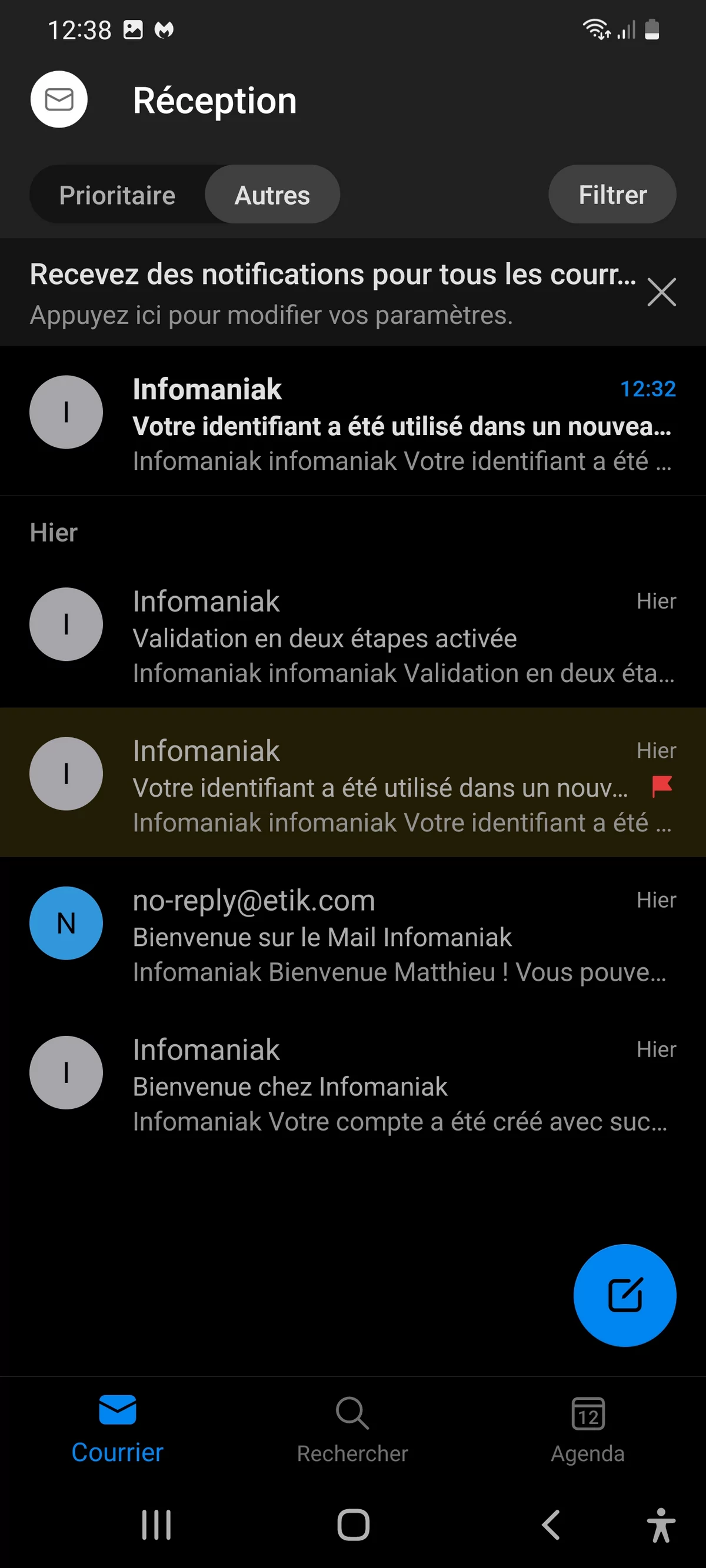 Infomaniak test