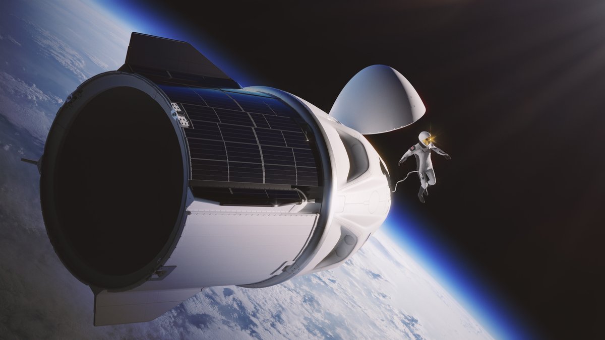 Polaris SpaceX Crew Dragon EVA extravéhiculaire © SpaceX/Polaris