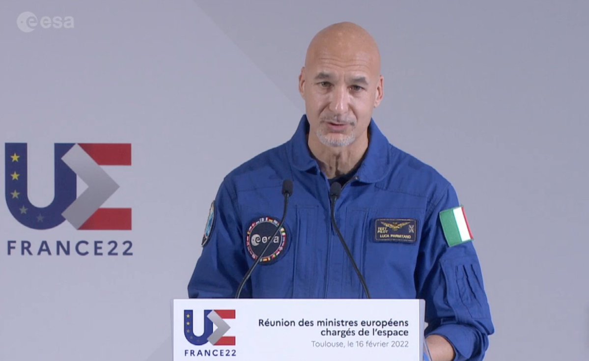 Luca Parmitano discours space summit toulouse © ESA