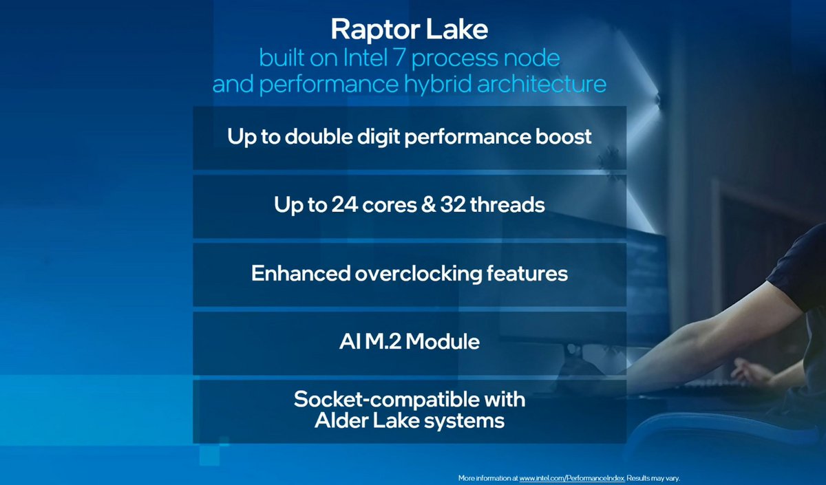 Détails de l'architecture Raptor Lake © VideoCardz / Intel