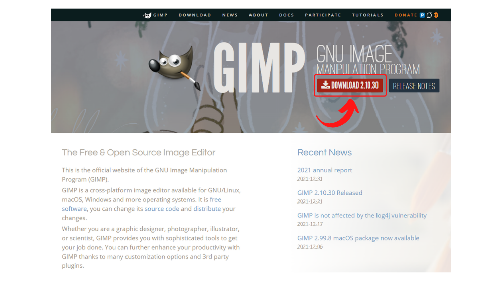 GIMP Install 1 © © GIMP