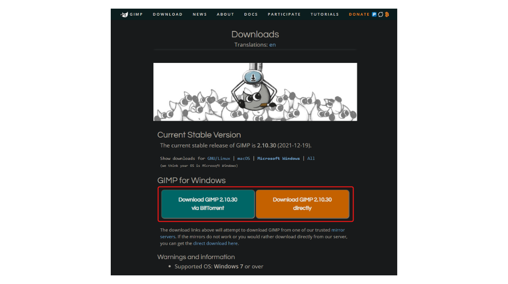 GIMP Install 2 © © GIMP