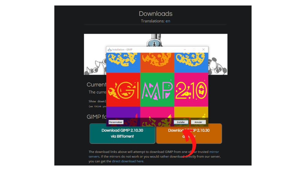 GIMP Install 5 © © GIMP
