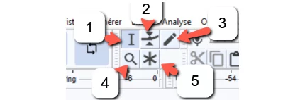 Audacity outils retouche © Audacity