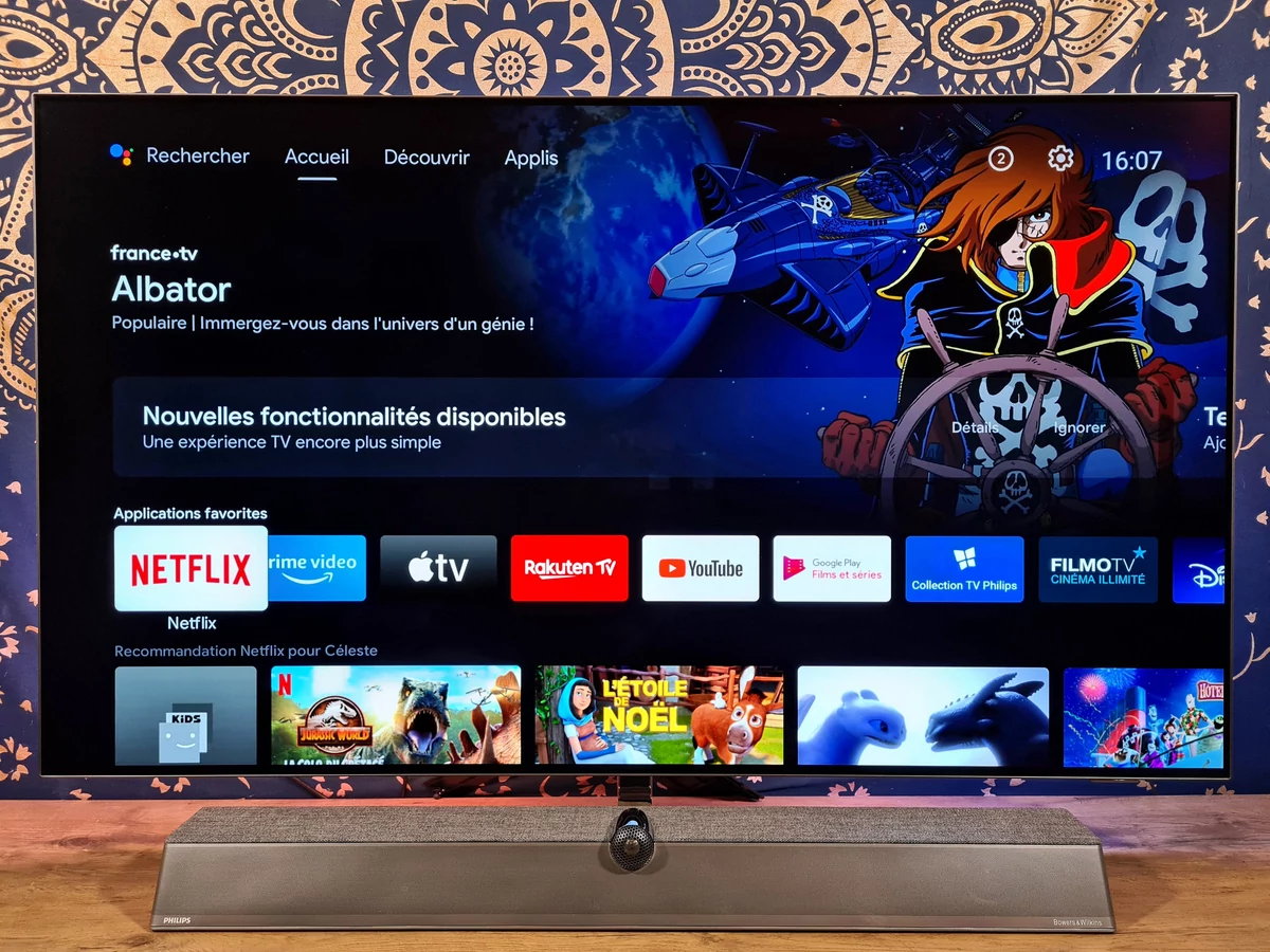 Test Philips 55OLED936 © Matthieu Legouge