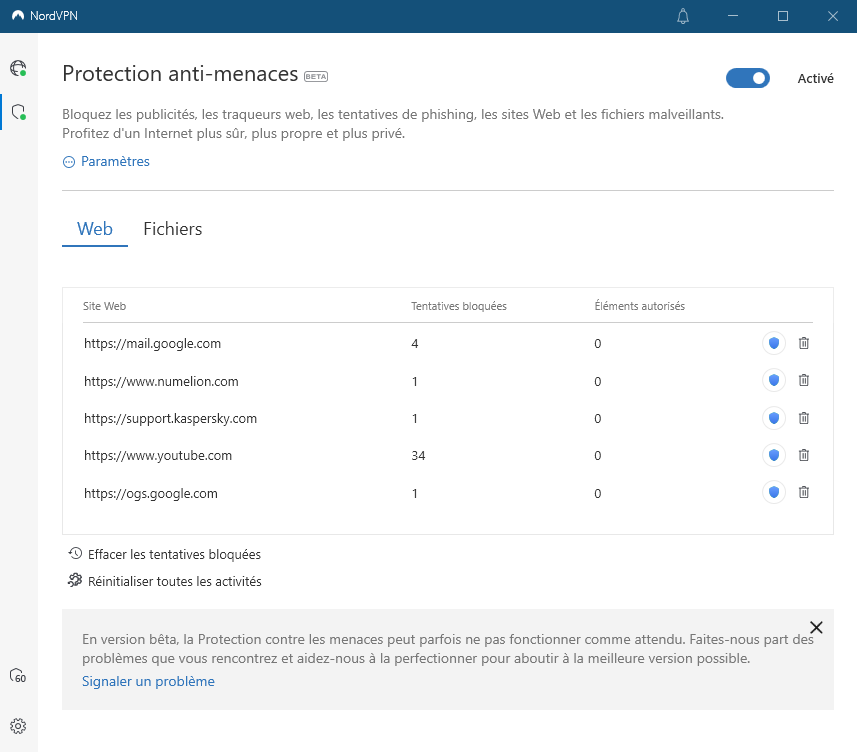 protection anti-menaces nordvpn