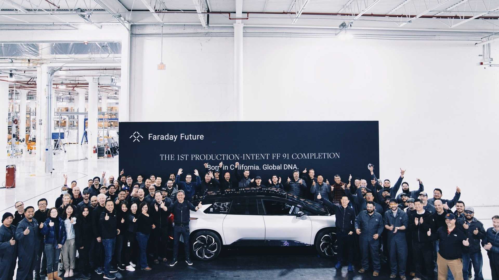 FF91 : la première voiture électrique de Faraday Future se précise, début de production en vue ?