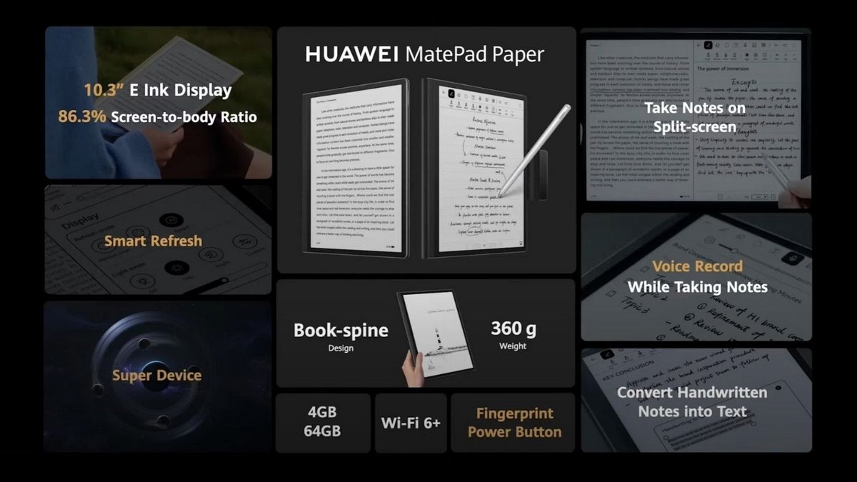 Huawei MatePad Paper © Huawei