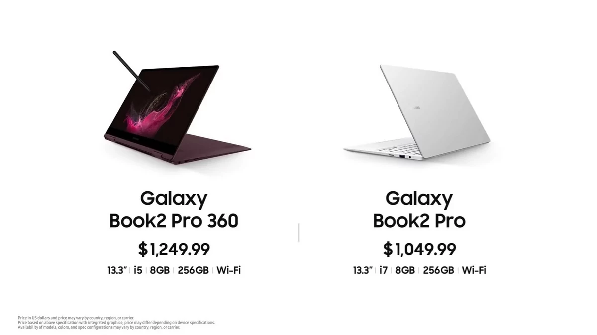 Samsung Galaxy Book2 Series MWC © Samsung