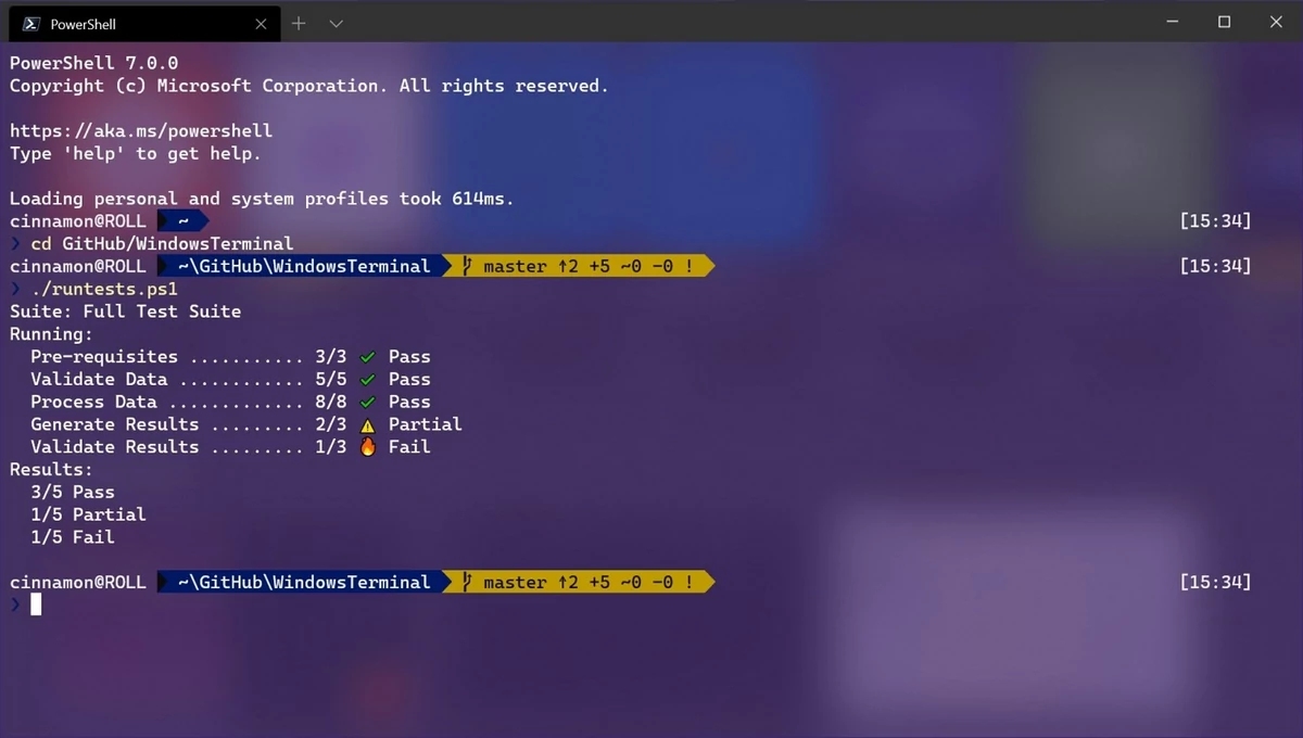 Windows PowerShell © Microsoft