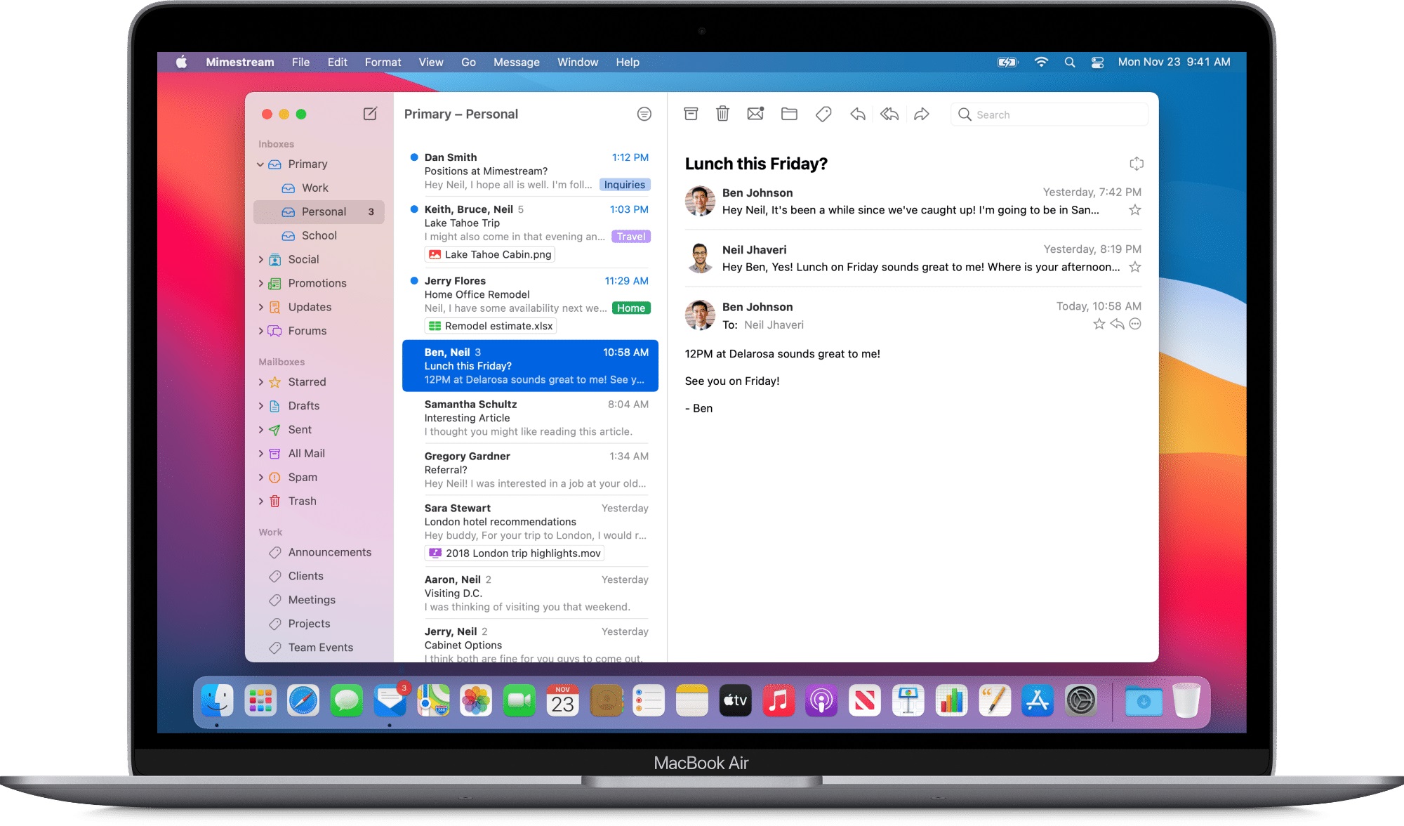 Un ex-ingénieur d'Apple présente une app native pour Gmail sur macOS