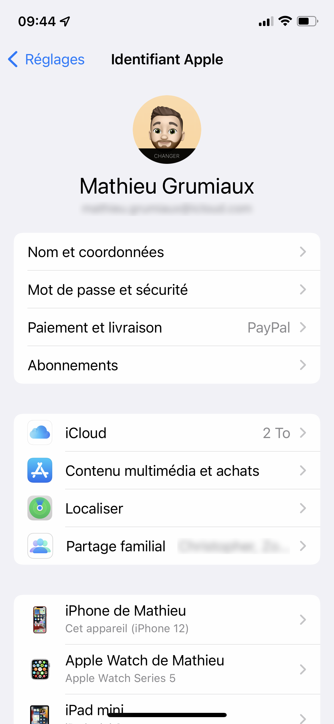 ajouter boite mail icloud