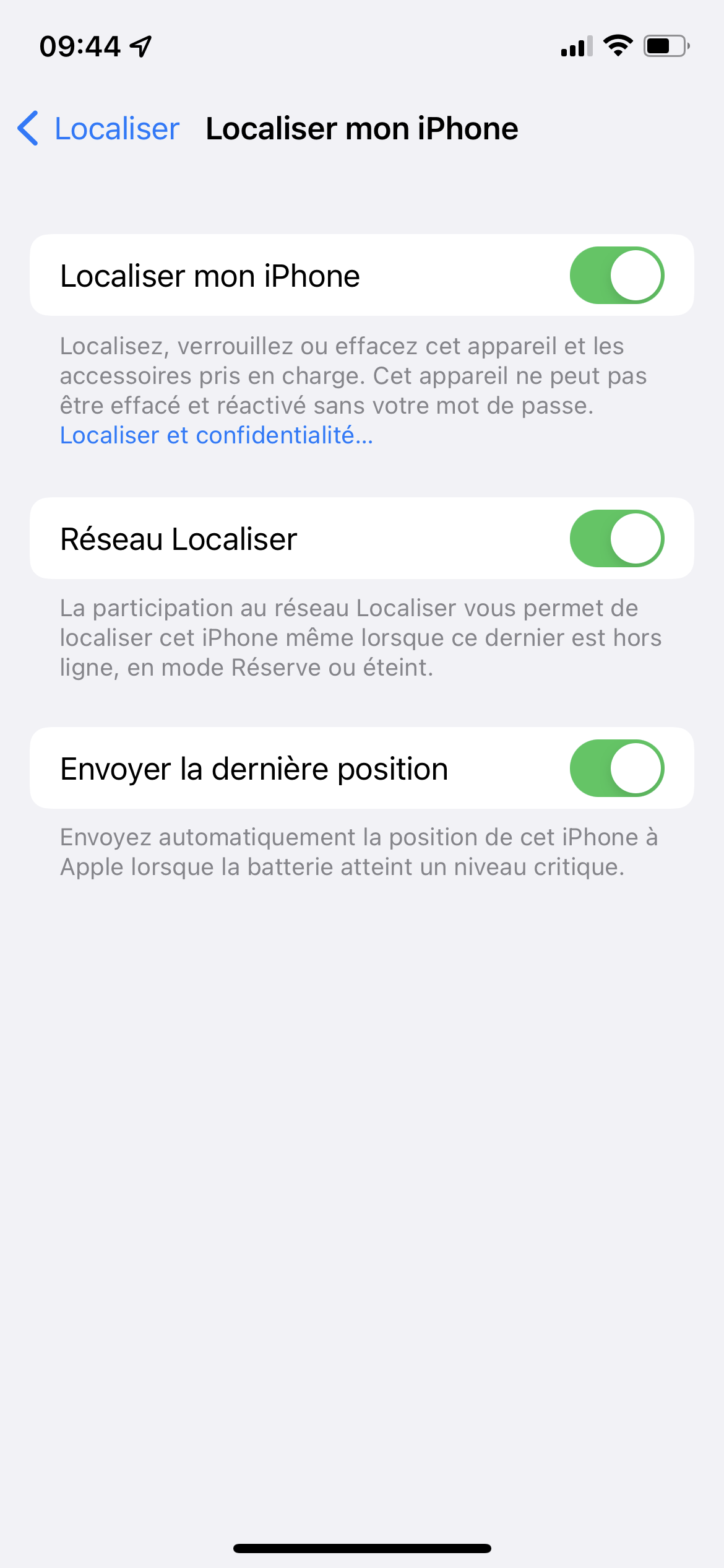 FindMy - Localiser mon iPhone