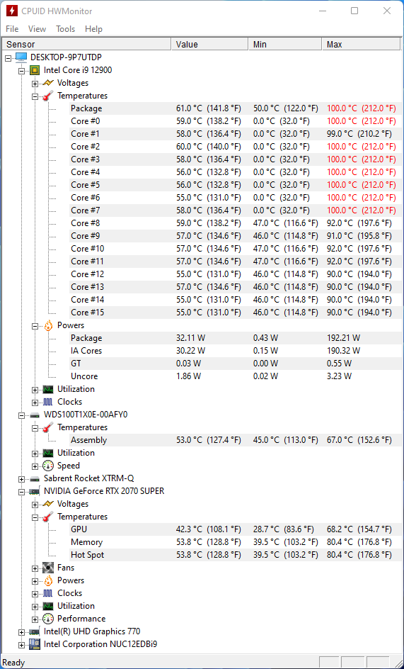Intel NUC 12 Extreme Dragon Canyon © Nerces