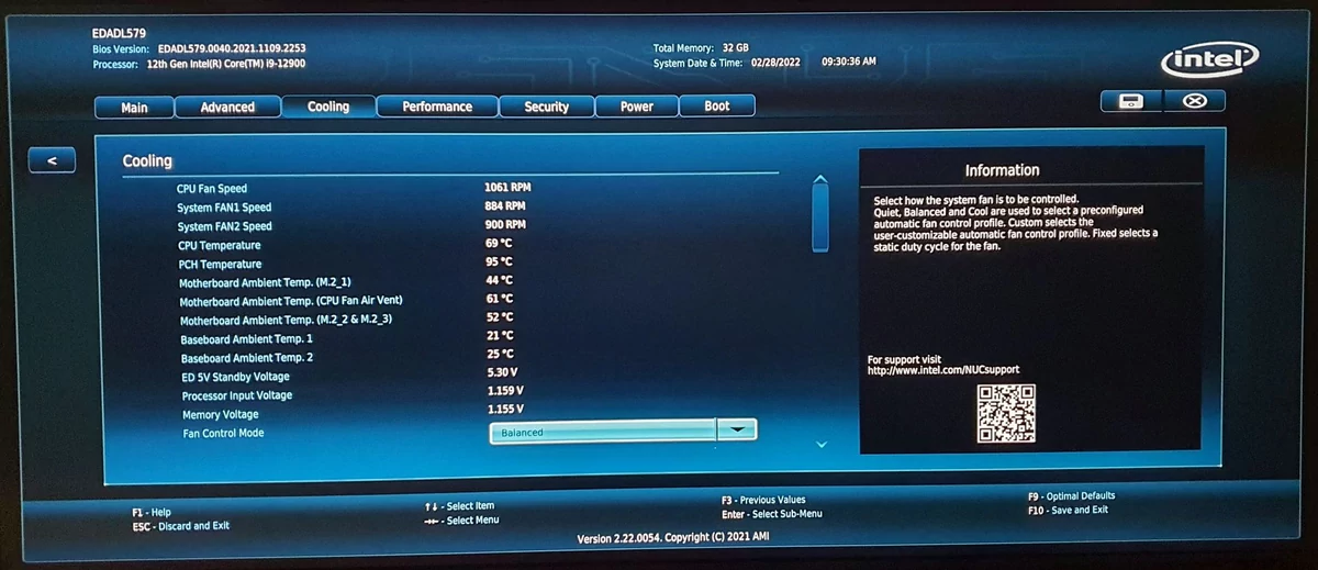 Intel NUC 12 Extreme Dragon Canyon © Nerces