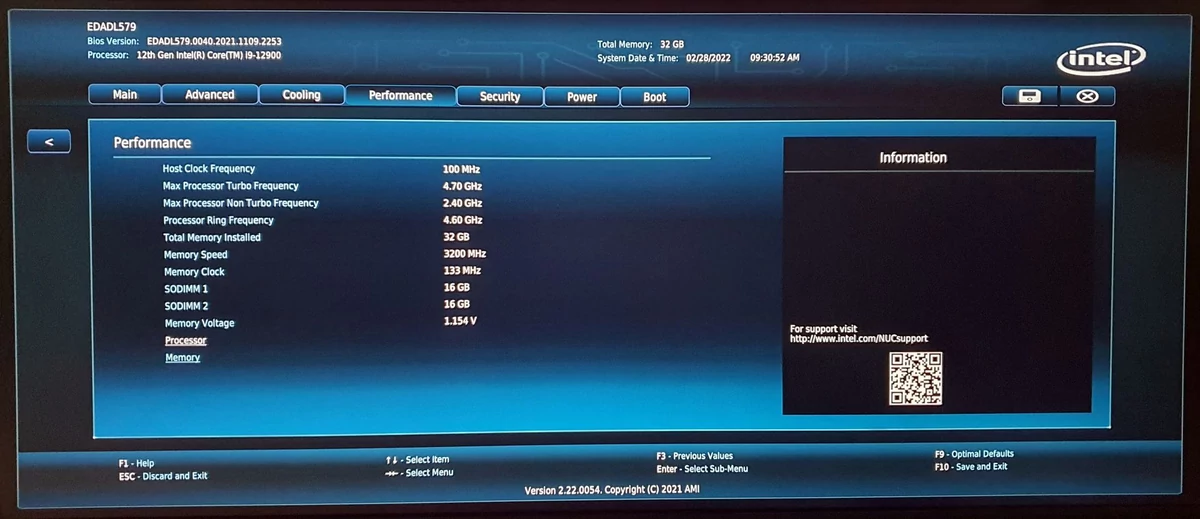 Intel NUC 12 Extreme Dragon Canyon © Nerces