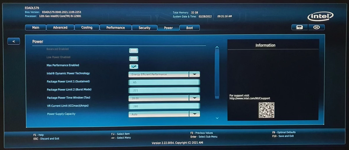 Intel NUC 12 Extreme Dragon Canyon © Nerces