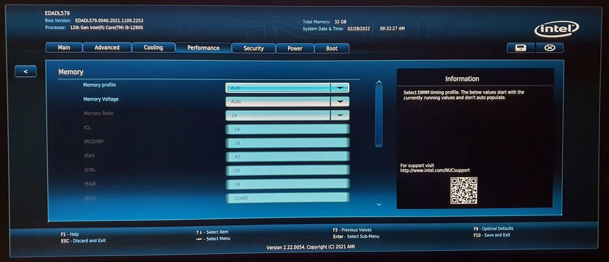Intel NUC 12 Extreme Dragon Canyon © Nerces