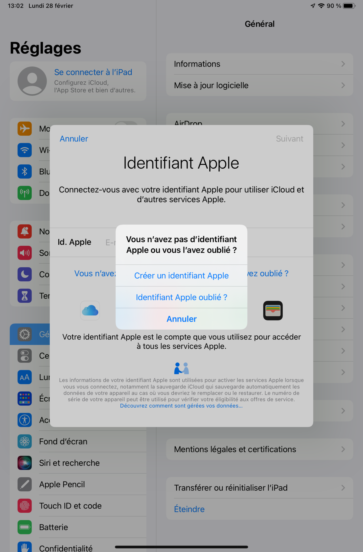 Créer compte iCloud iOS © © Clubic.com