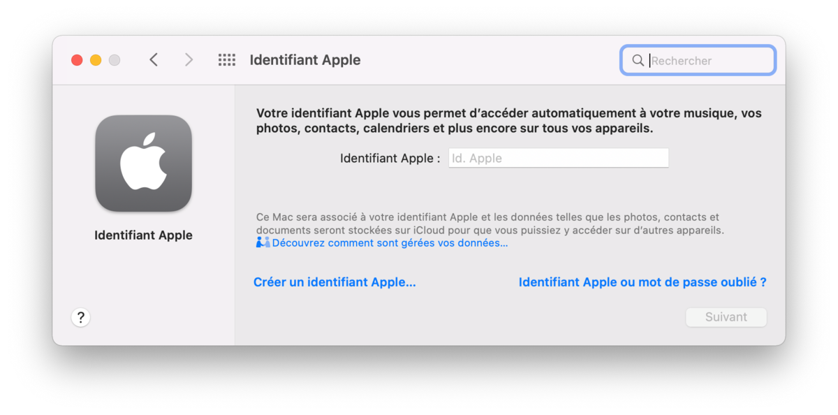 Créer compte iCloud macOS © © Clubic.com