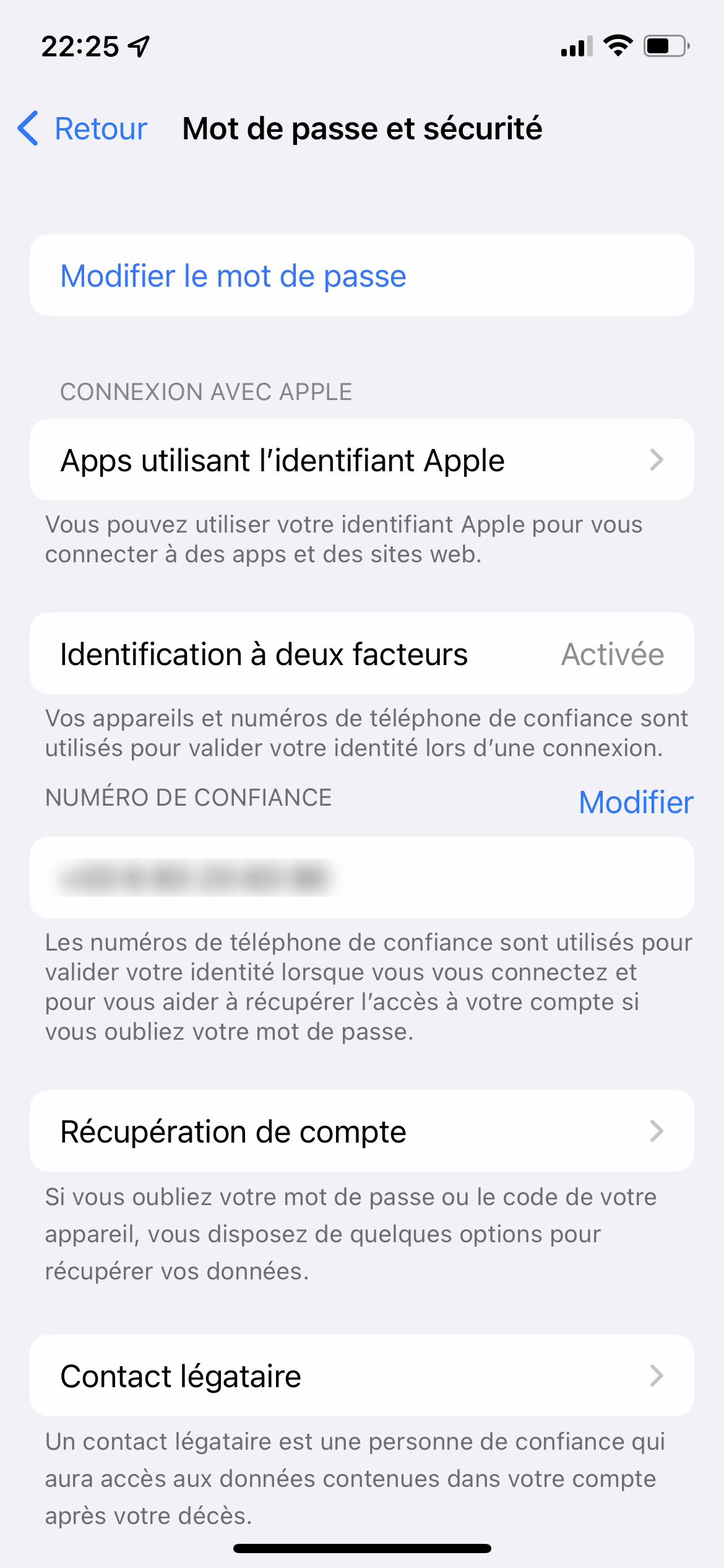 comment changer mot de passe icloud iphone 6