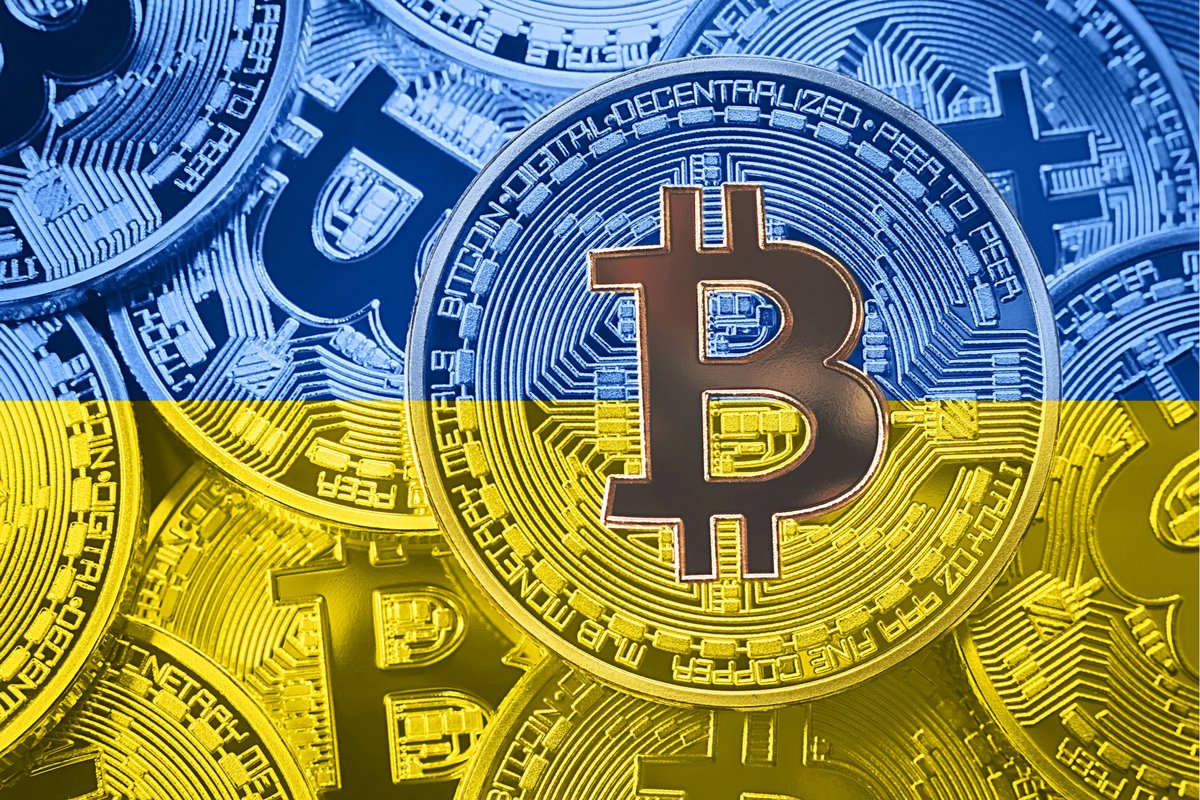 Bitcoin ukraine © © shutterstock