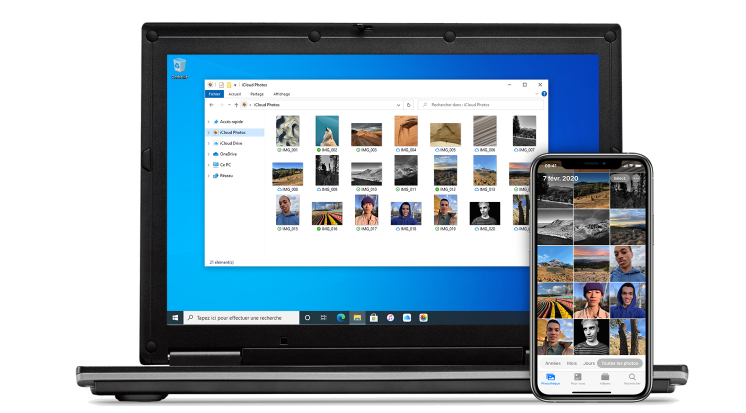 Windows - Comment retrouver ses photos iCloud sur PC?