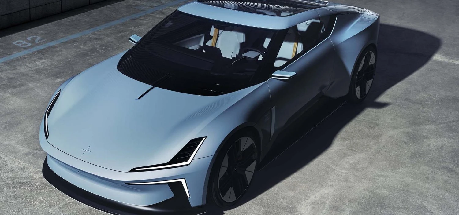 Polestar dévoile la voiture électrique O2... équipée d'un drone capable de la suivre en mouvement