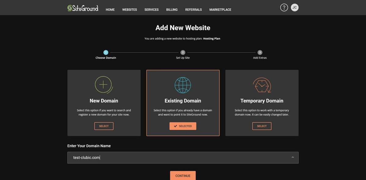@SiteGround : une interface d&#039;administration simple