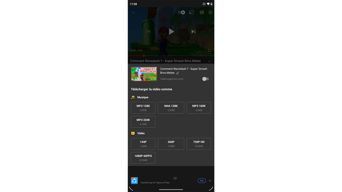 Snaptube Android download