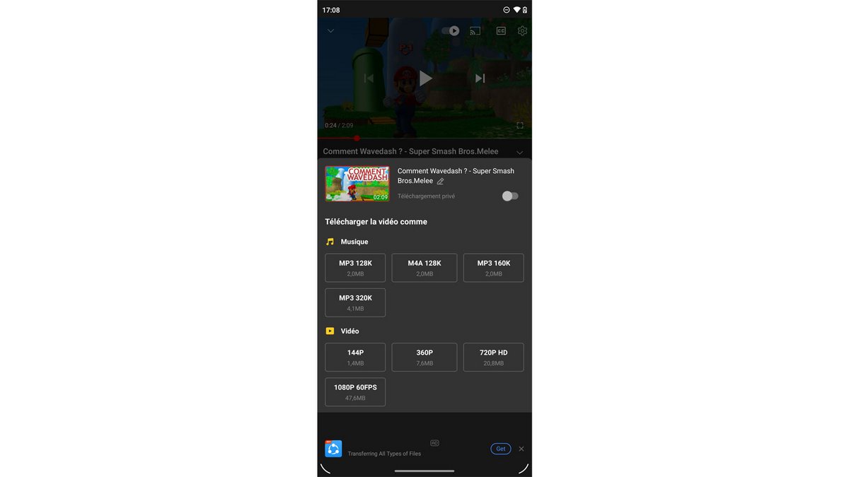 Snaptube Android download