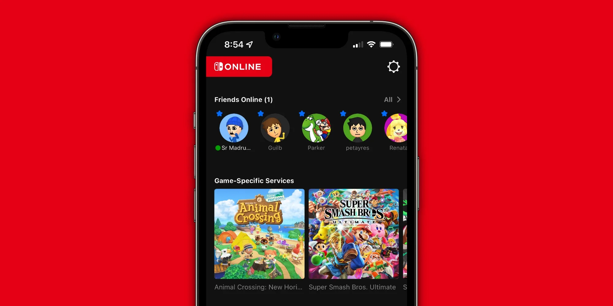 Big N révise (enfin) l'interface de son application Nintendo Switch Online dans une nouvelle mise à jour