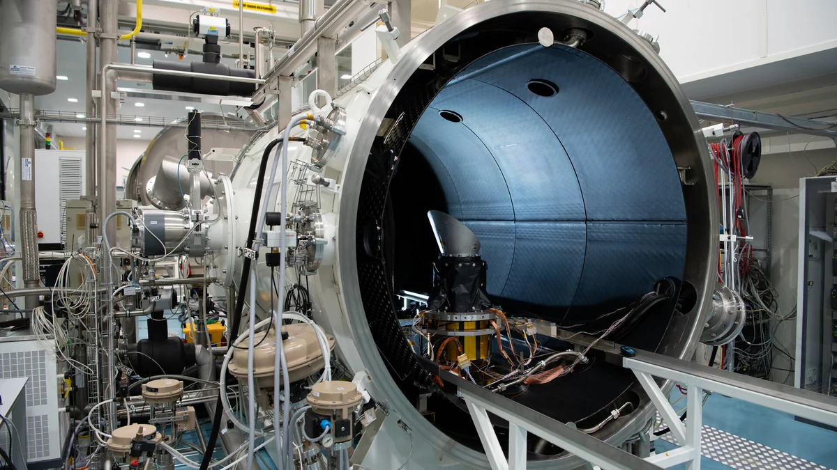 Plato telescope l'un des 26 banc de test © ESA