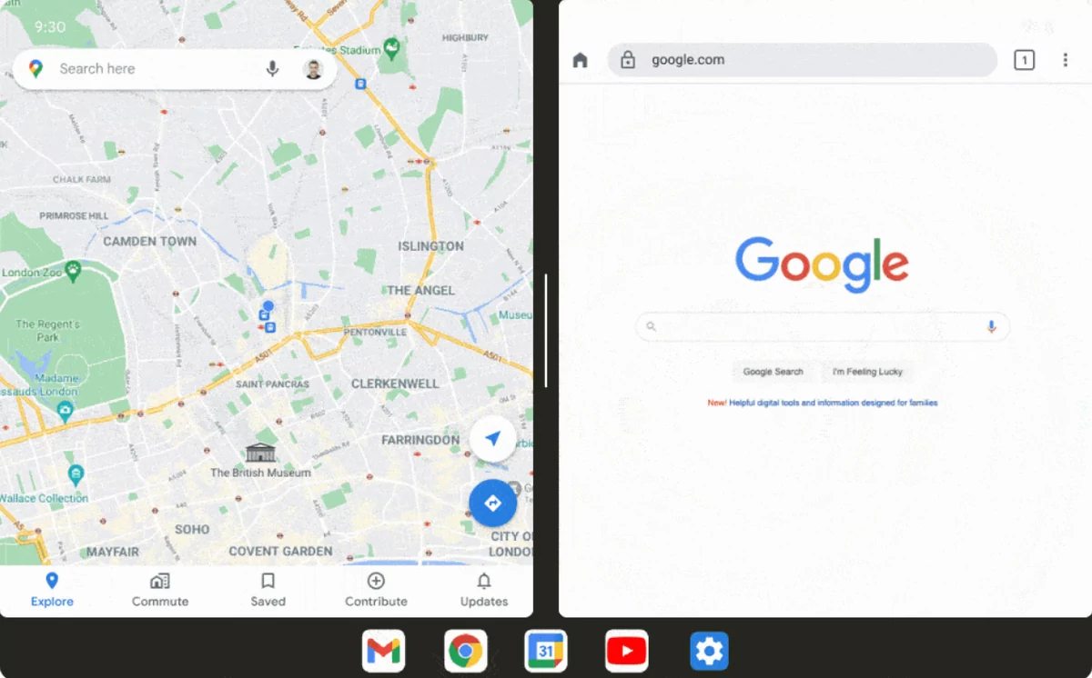 Android 12L © Google